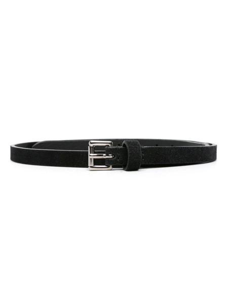 D4.0 Double-strap Leather Belt - Black 