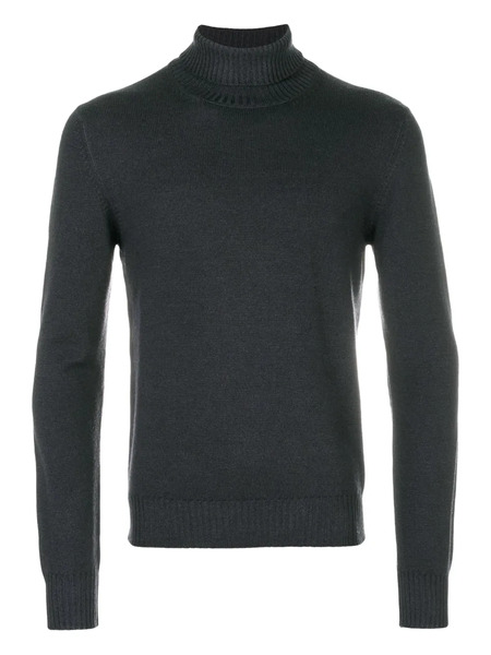  D4.0 Long-sleeved Roll-neck Sweater - Grey 
