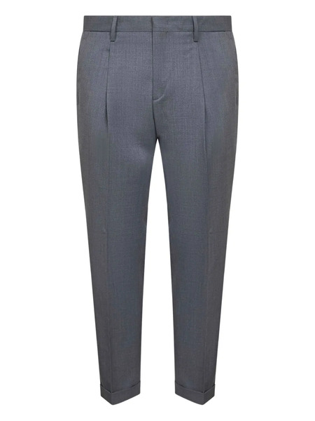  D4.0 Pleat Turn-up Trousers - Grey 