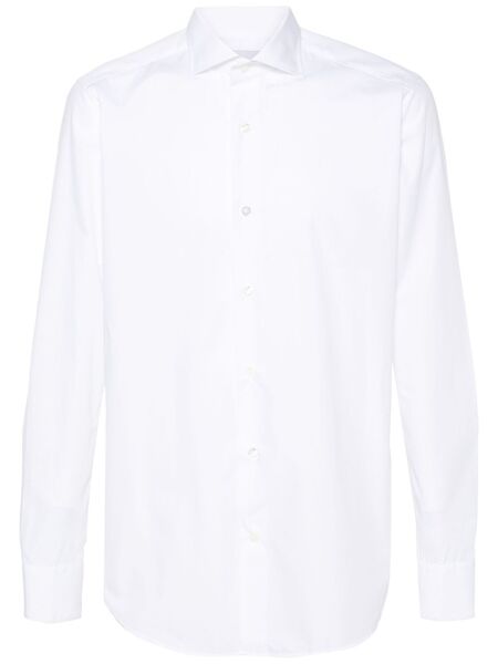  D4.0 Poplin Cotton Shirt - White 