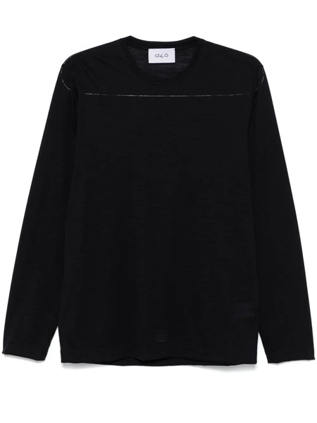  D4.0 Slub-texture T-shirt - Blue 