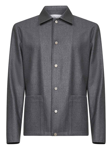  D4.0 Snap-button Patch-pocket Jacket - Grey 