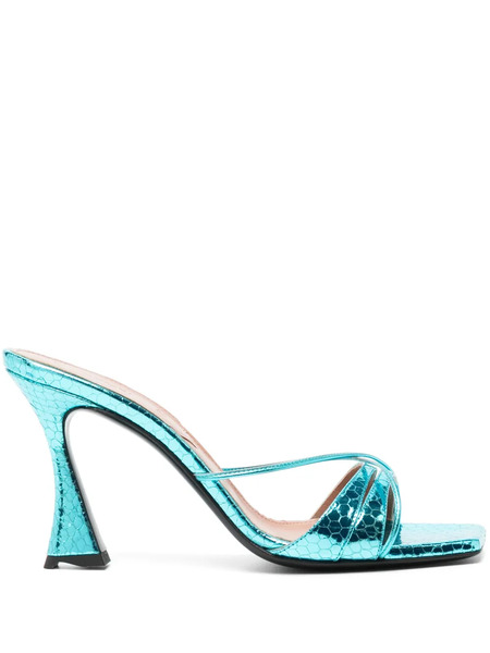  D'accori 100mm Lust Sandals - Blue 