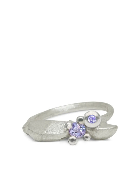  D'alma Sterling Silver Tanzanite-embellished Ring 