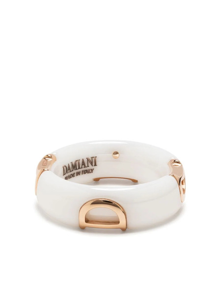  Damiani 18kt Rose Gold D.icon Diamond Band Ring - Pink 