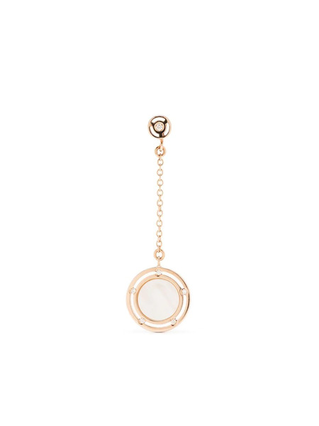  Damiani 18kt Rose Gold D.side Diamond Drop Earrings - Pink 