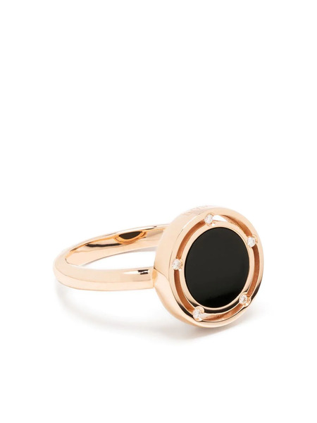  Damiani 18kt Rose Gold D.side Diamond Ring - Pink 