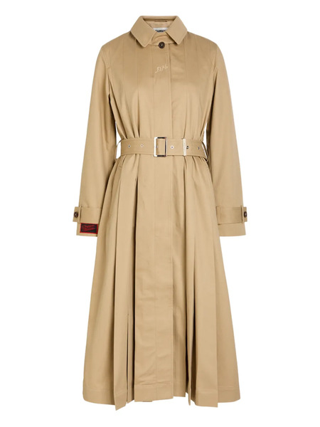  Damson Madder Sofia Belted Pleated Trench Coat - Neutrals 