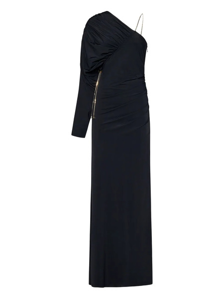  Danamé Asymmetrical Draped Evening Dress - Black 