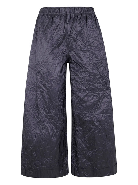  Daniela Gregis Crumpled Silk Trousers - Black 