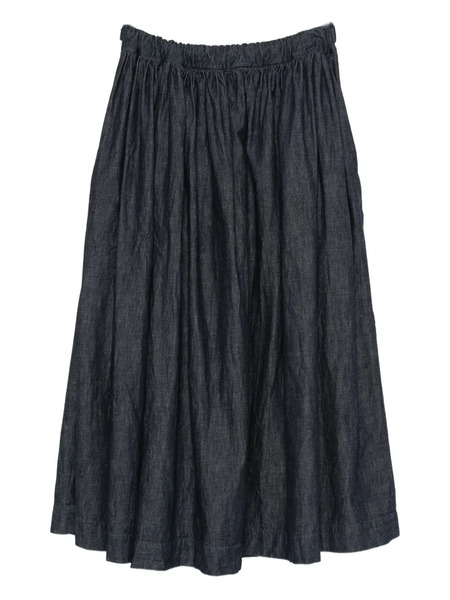 Daniela Gregis Drawstring Midi Skirt - Blue 