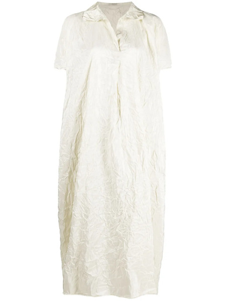  Daniela Gregis Embroidered Shirt Maxi Dress - Green 