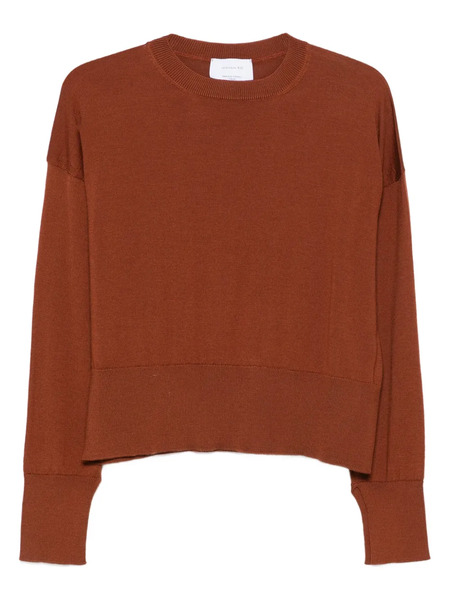  Daniele Fiesoli Round-neck Wool Sweater - Brown 
