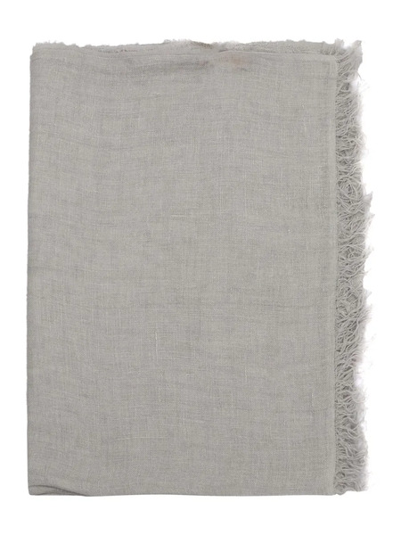  D'aniello Arthur Frayed-edge Linen Scarf - Grey 