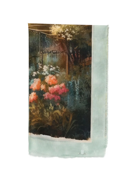  D'aniello Floral Print Scarf - Green 