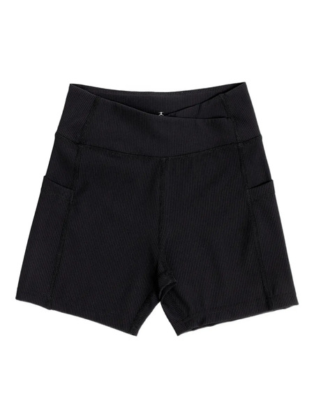 Danskin Kids Logo Shorts - Black 