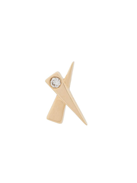  Daou 18kt Yellow Gold Kiss Diamond Earring 