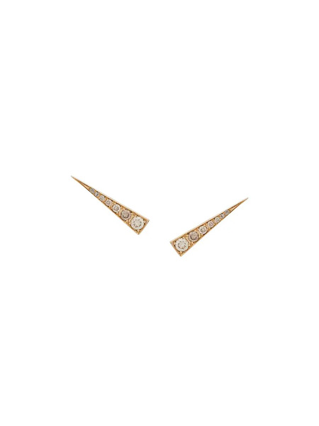  Daou 18kt Yellow Gold Spark Diamond Earrings 