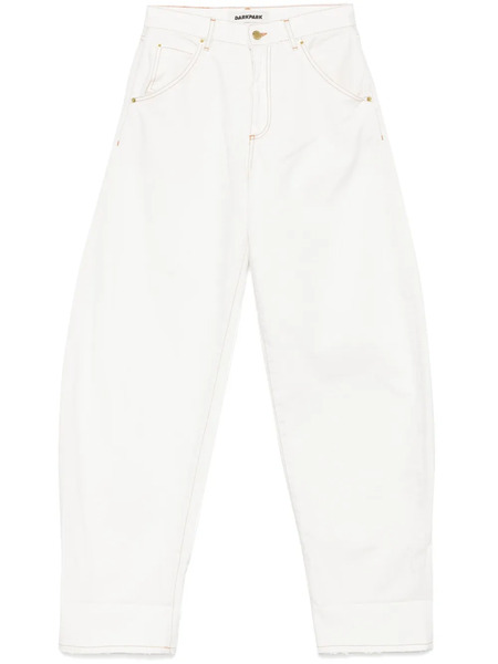  Darkpark Barrel-leg Jeans - White 