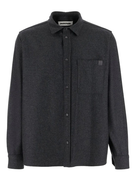  Darkpark Button-down Patch-pocket Shirt - Grey 