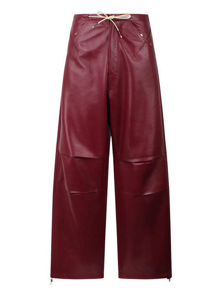  Darkpark Leather Trousers - Red 