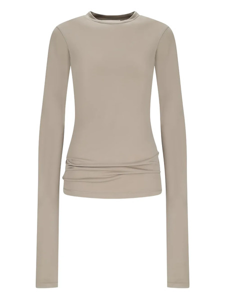  Darkpark Long-sleeve Crew-neck T-shirt - Neutrals 