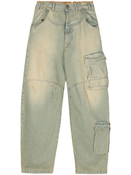  Darkpark Rosalind Mid-rise Cargo Jeans - Blue 