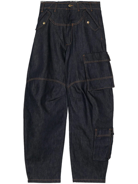  Darkpark Rosalind Tapered Cargo Jeans - Blue 