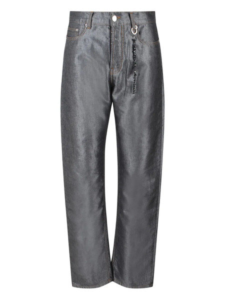  Darkpark Shiny Straight Jeans - Grey 