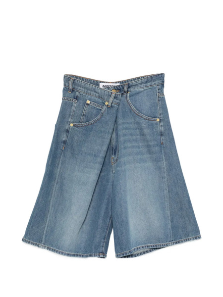  Darkpark Wide-leg Denim Shorts - Blue 