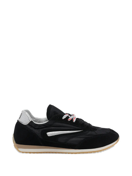  D.a.t.e. Athleta Round-toe Sneakers - Black 