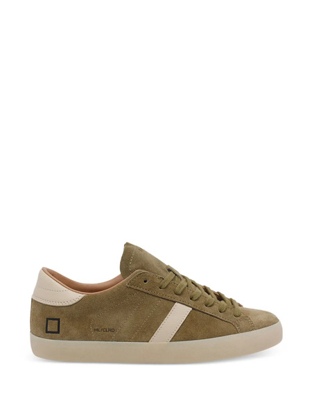  D.a.t.e. Hill Low Round-toe Suede Sneakers - Green 