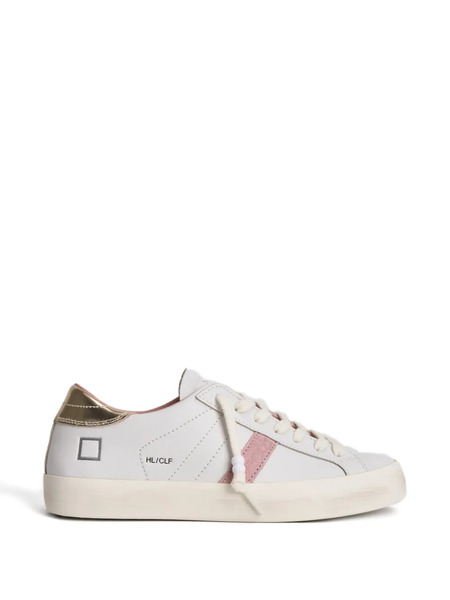  D.a.t.e. Hl/clf Side-stripe Low-top Sneakers - White 