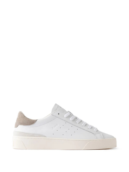  D.a.t.e. Sonica Perforated Panelled Sneakers - White 