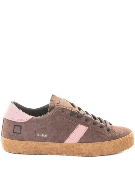  D.a.t.e. Suede Panelled Sneakers - Brown 