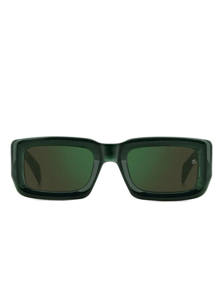  David Beckham Eyewear Rectangle-frame Sunglasses - Green 