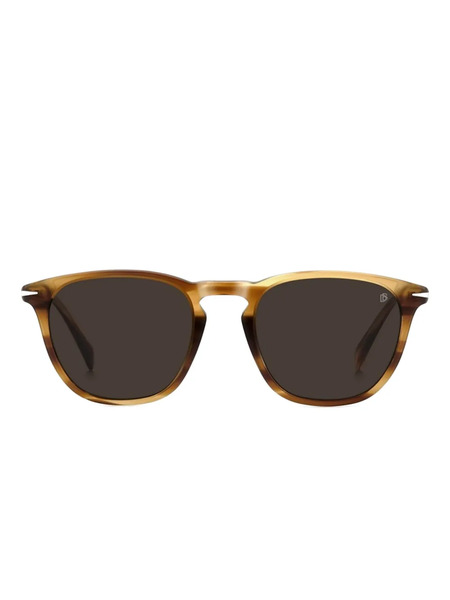  David Beckham Eyewear Square-frame Sunglasses - Brown 