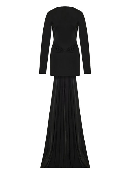  David Koma Black Maxi Dress 