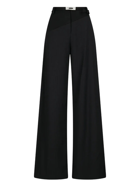  David Koma Buckle Tailored Trousers - Black 