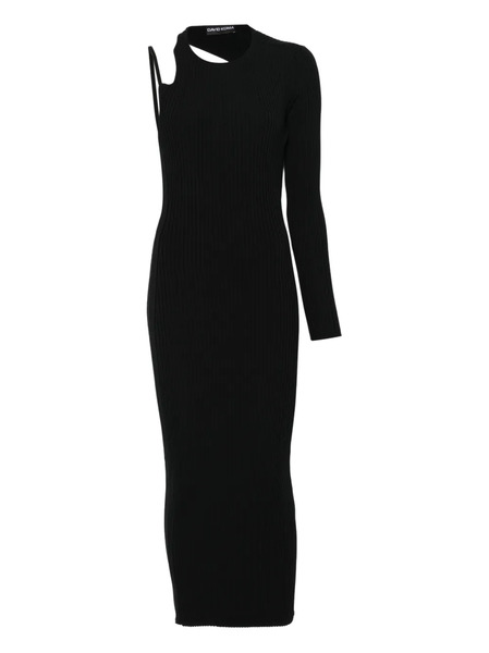  David Koma Cut-out Midi Dress - Black 
