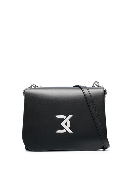  David Koma Logo Plaque Shoulder Bag - Black 