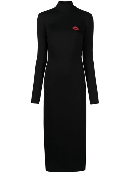 David Koma Open-back Jersey Midi Dress - Black 