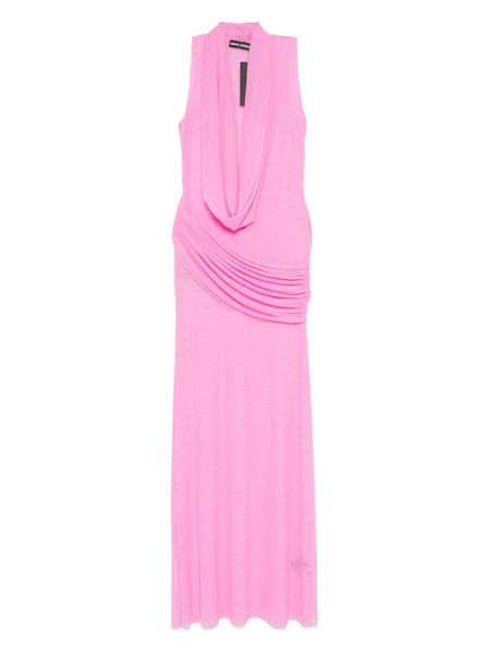  David Koma Semi-sheer Maxi Gown - Pink 
