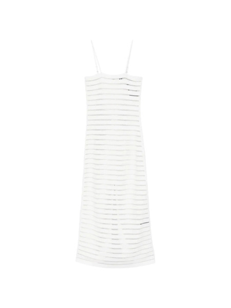  David Koma Spaghetti-strap Midi Dress - White 