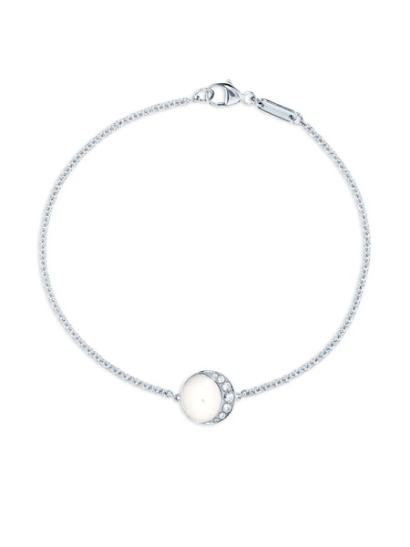  David Morris 18k White Gold Fortuna Diamond Bracelet - Silver 