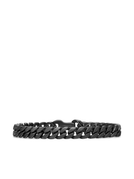  David Yurman Curb Chain Titanium Bracelet (8mm) - Black 