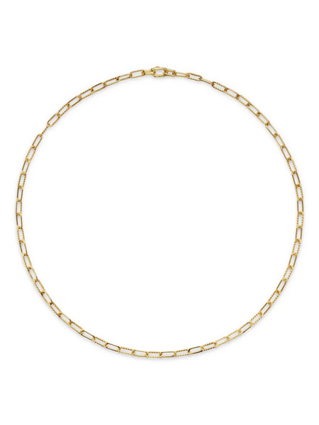  David Yurman 18kt Yellow Gold Madison-chain Necklace 