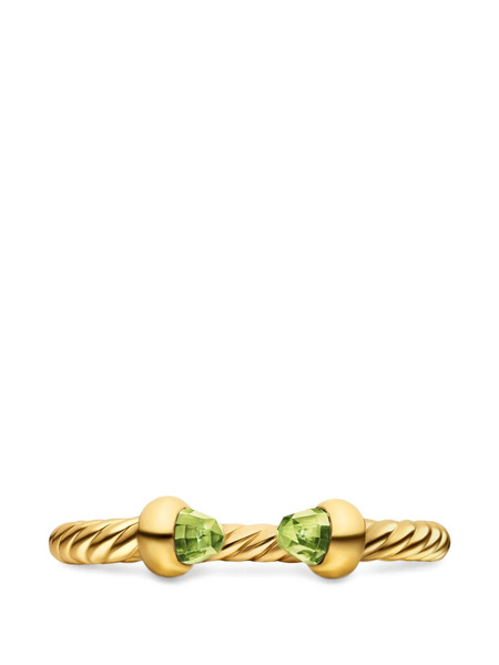  David Yurman Micro Cablespira® Flex Open Ring - Gold 