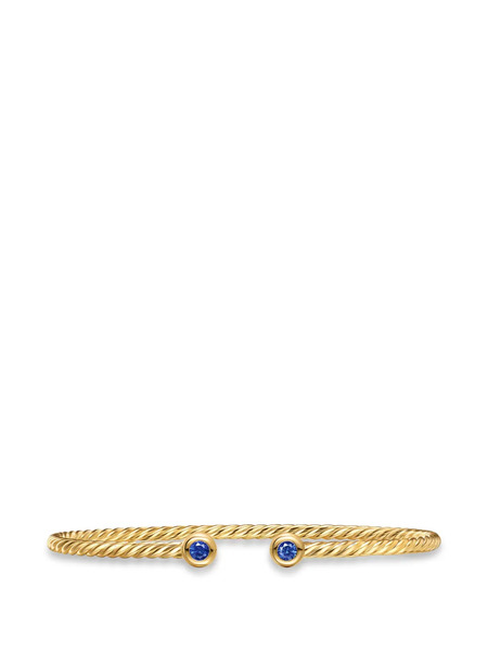  David Yurman Micro Cablespira® Flex Round Bracelet - Gold 