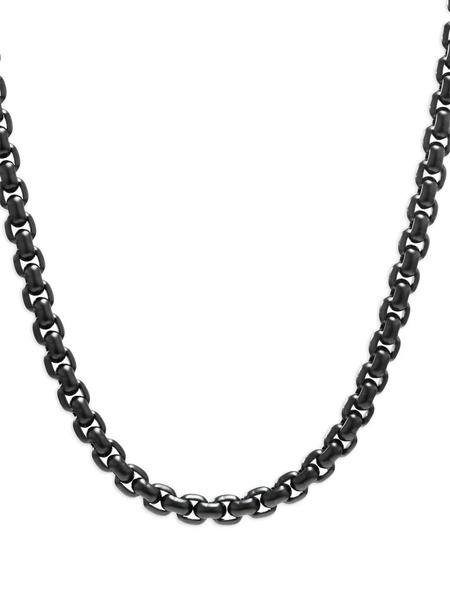  David Yurman Sterling Silver Box Chain Necklace (7.3mm) 
